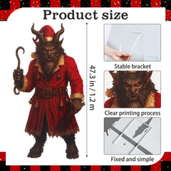 GlikCeil Krampus close-up of horns and face highlighting sculpted detail