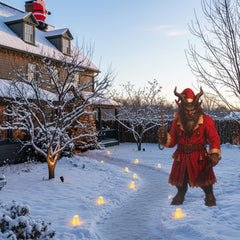 GlikCeil Krampus installation detail with pin and bracket for secure setup