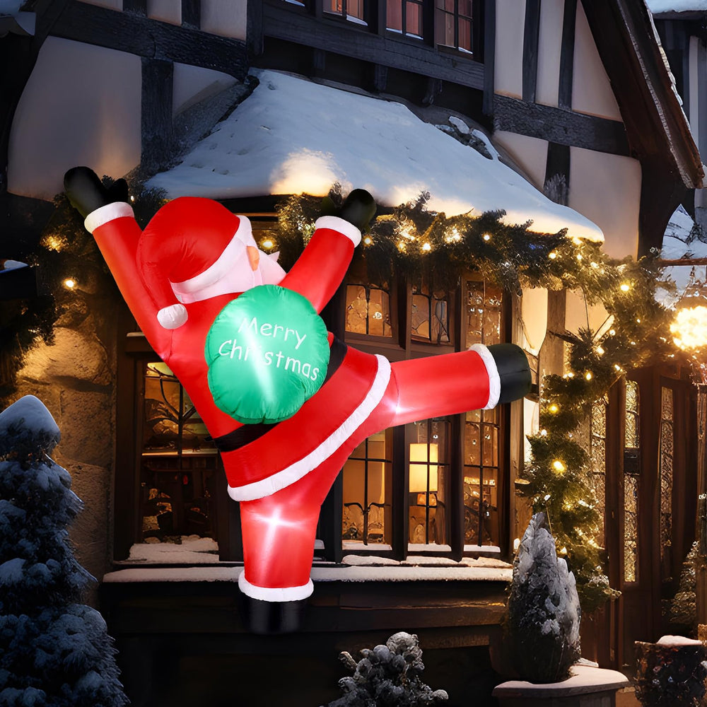 Glimin Santa installed on rooftop demonstrating creative outdoor mounting options
