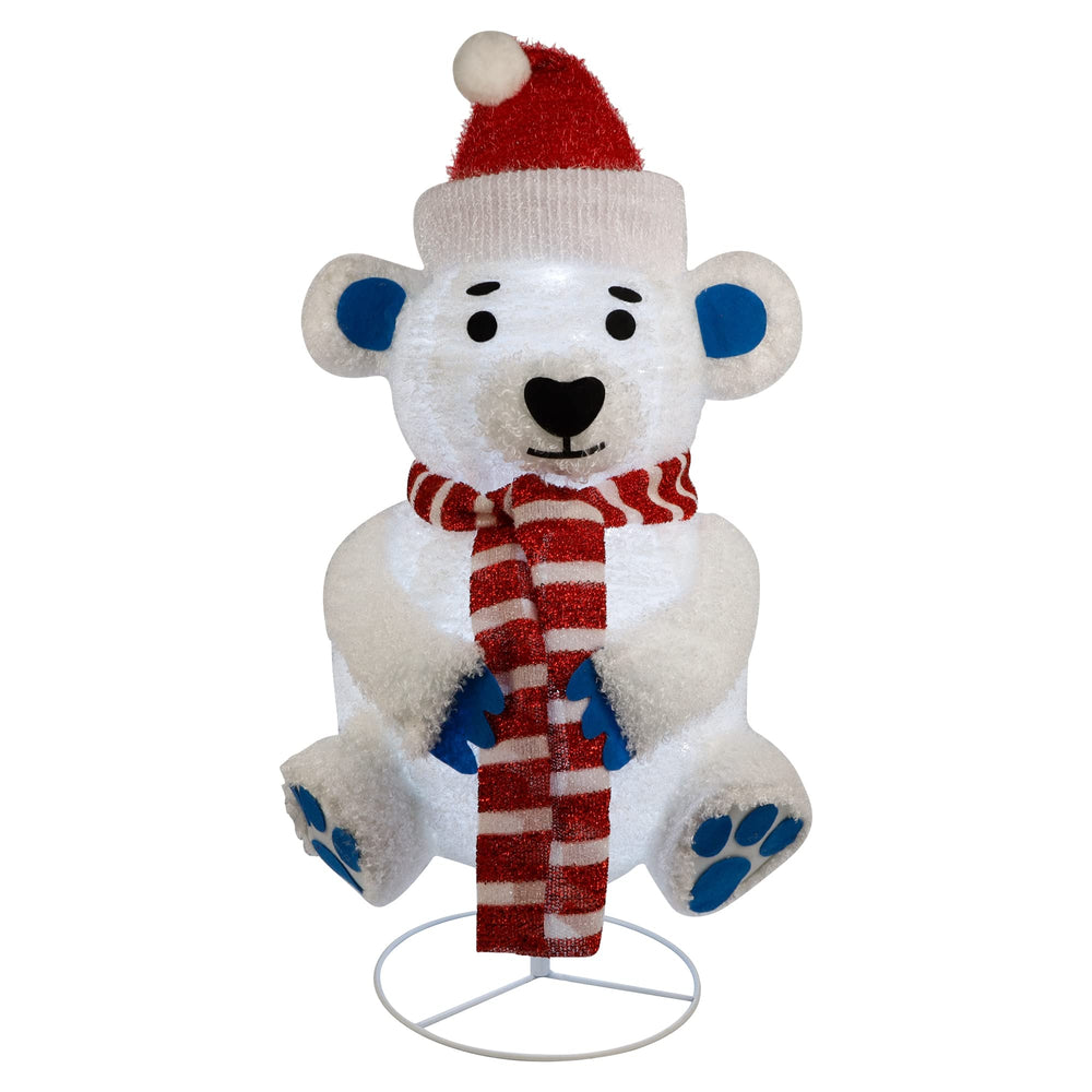Glintoper folded polar bear compact for easy off-season storage