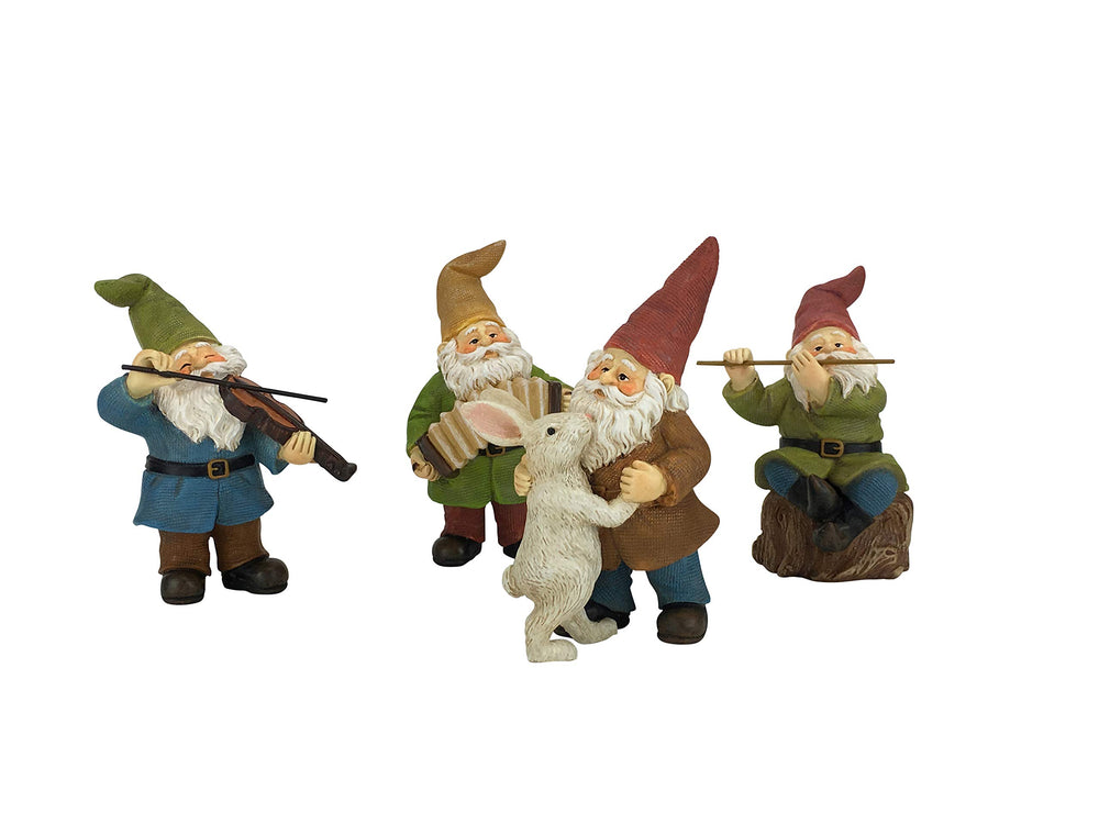 GlitZGlam accordion gnome texture close-up highlighting sculpted instrument detail
