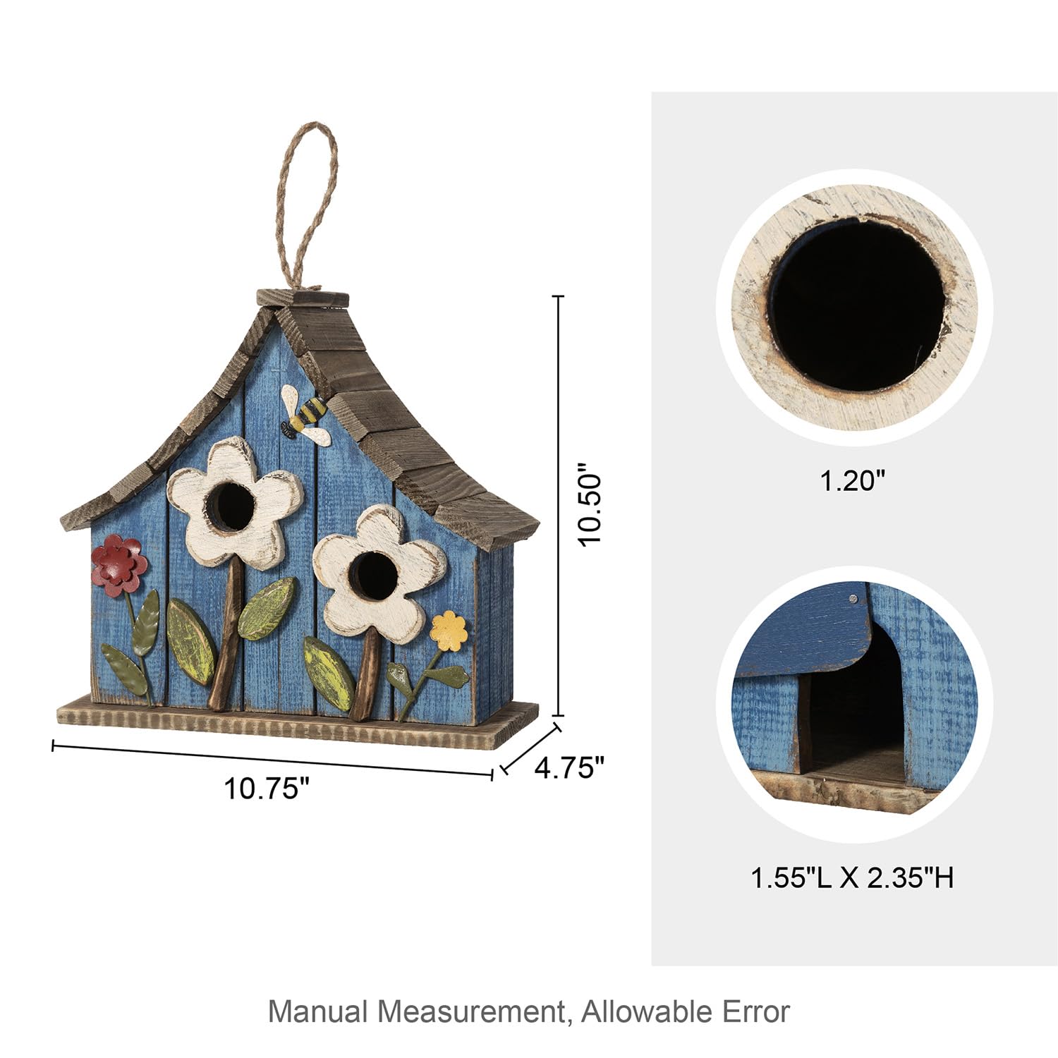 Glitzhome back cleanout panel open for simple seasonal maintenance