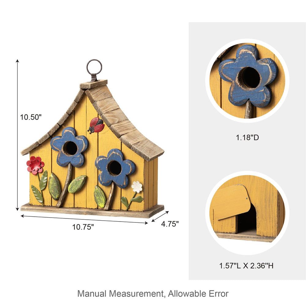 Glitzhome back cleanout panel revealing easy access for seasonal maintenance