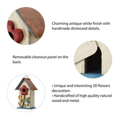 Glitzhome back panel open for easy cleaning and maintenance