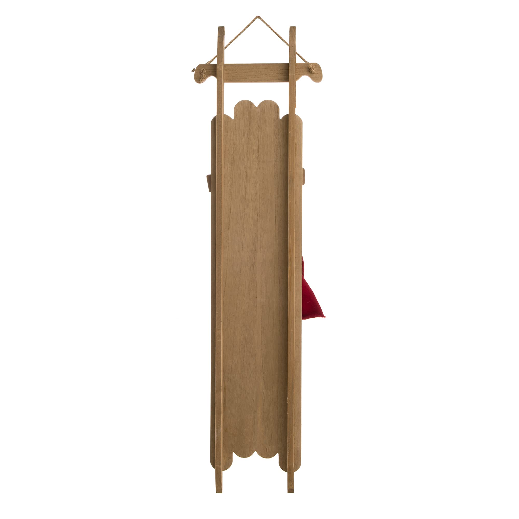 Glitzhome back surface showing solid wood build and long-lasting durability benefit