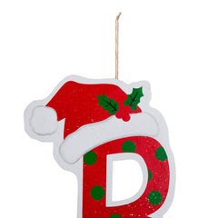 Glitzhome letters hung on mantel showing versatile indoor decoration benefit