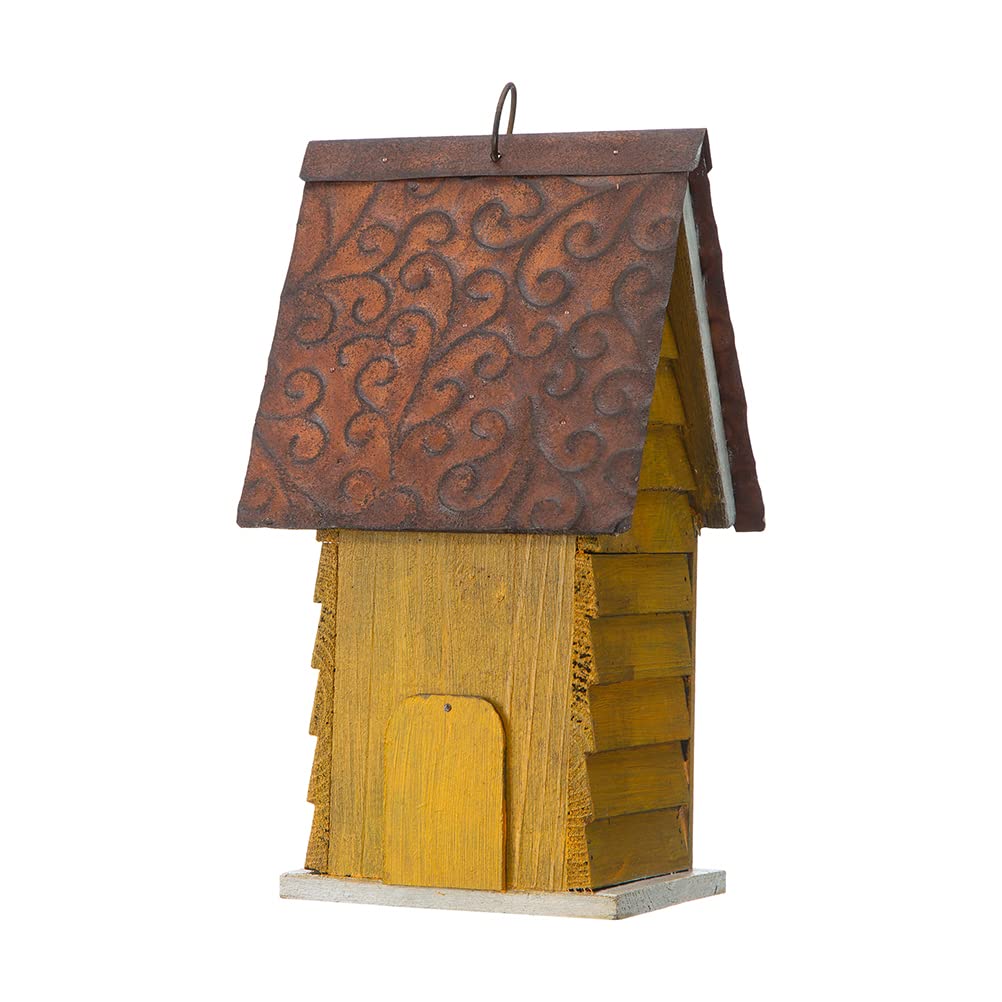 Glitzhome entrance hole detail designed for small songbird nesting