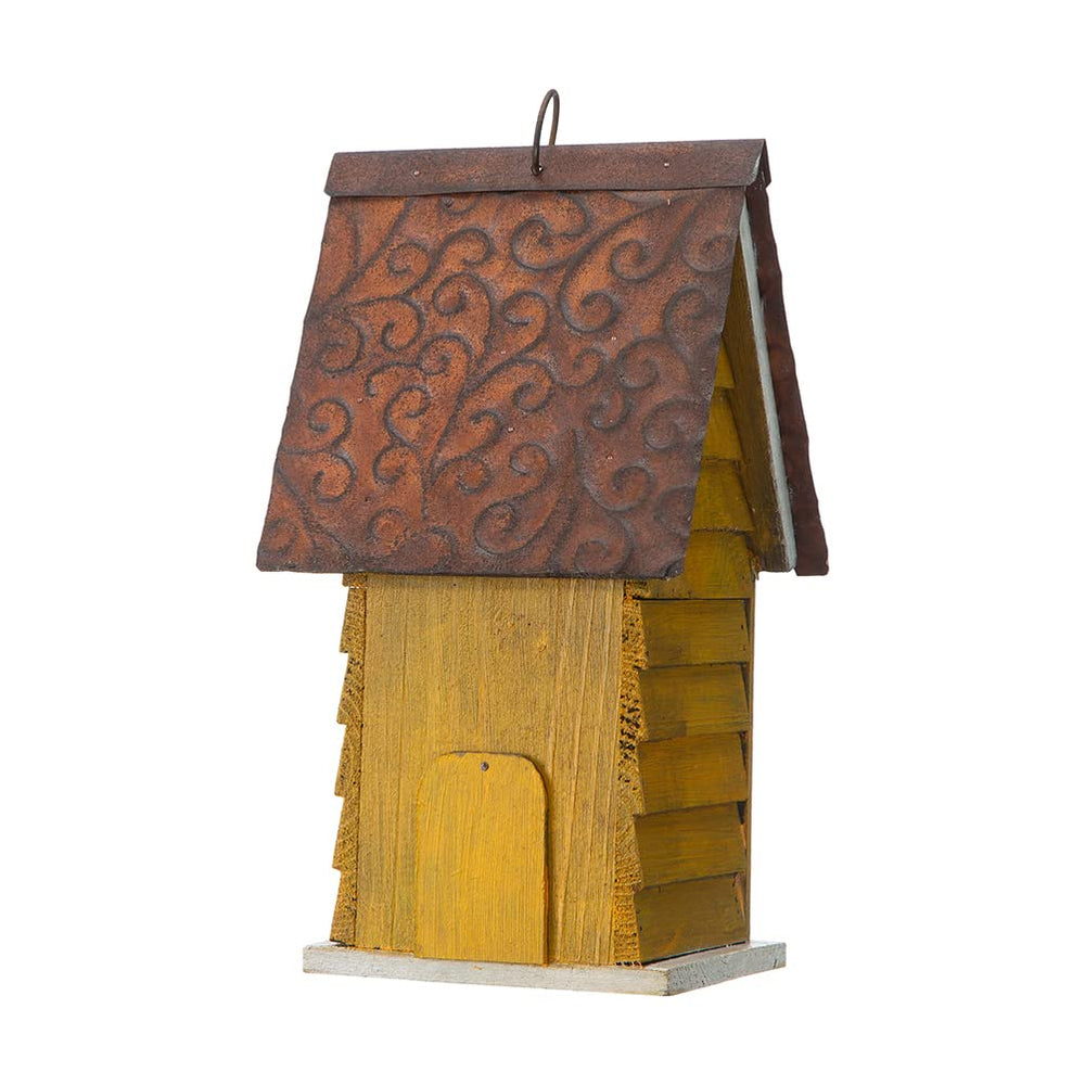 Glitzhome entrance hole detail designed for small songbird nesting
