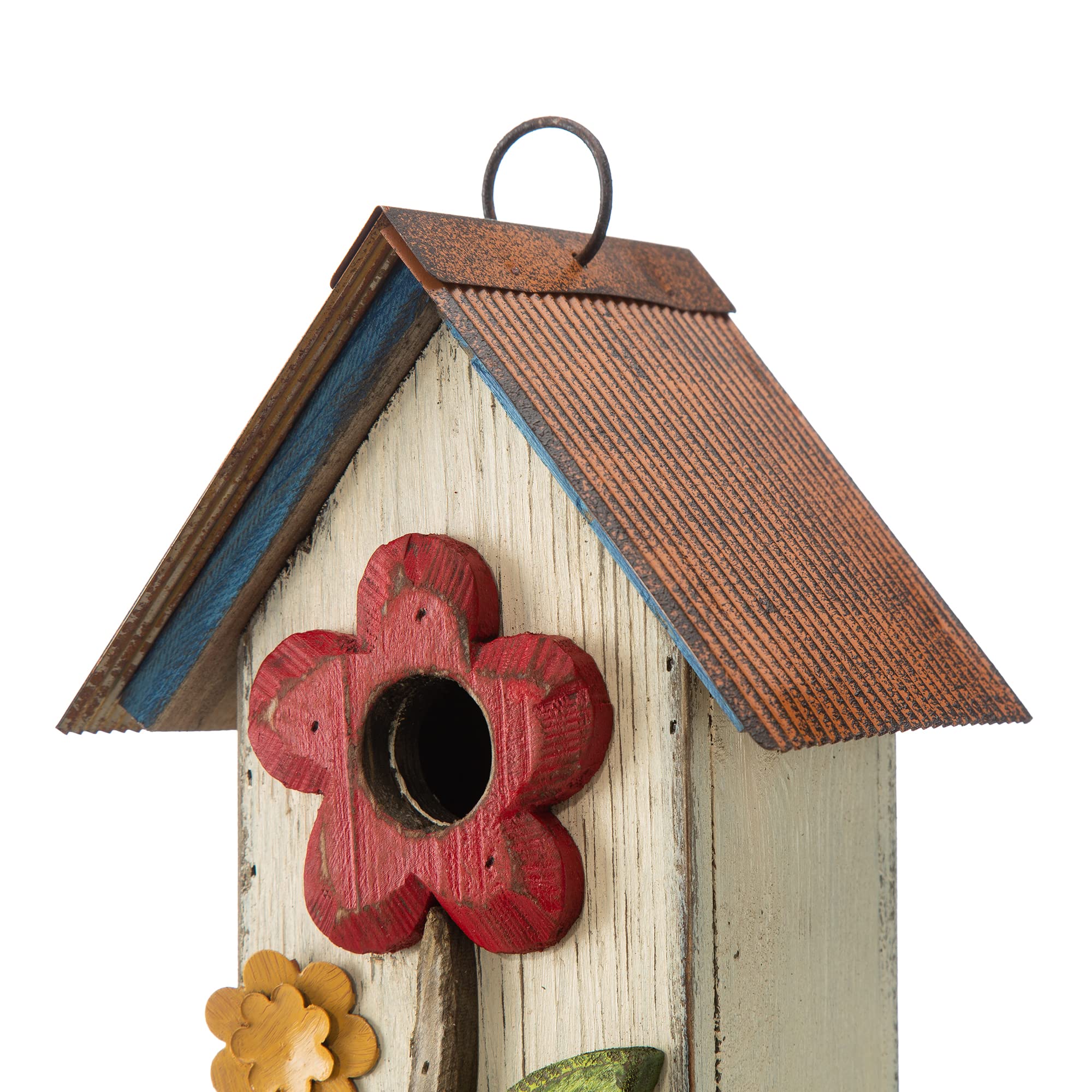 Glitzhome small bird perched on entry demonstrating usage
