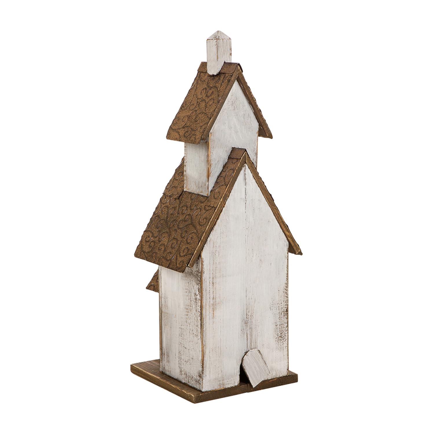 Glitzhome hand-painted wood grain detail highlighting rustic finish