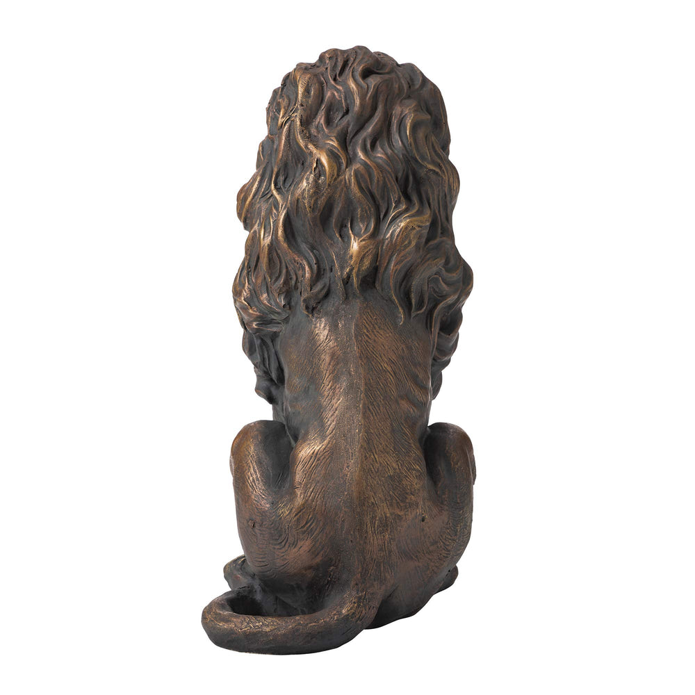 Glitzhome guardian lion packaging ready to move showing lightweight shipping benefit