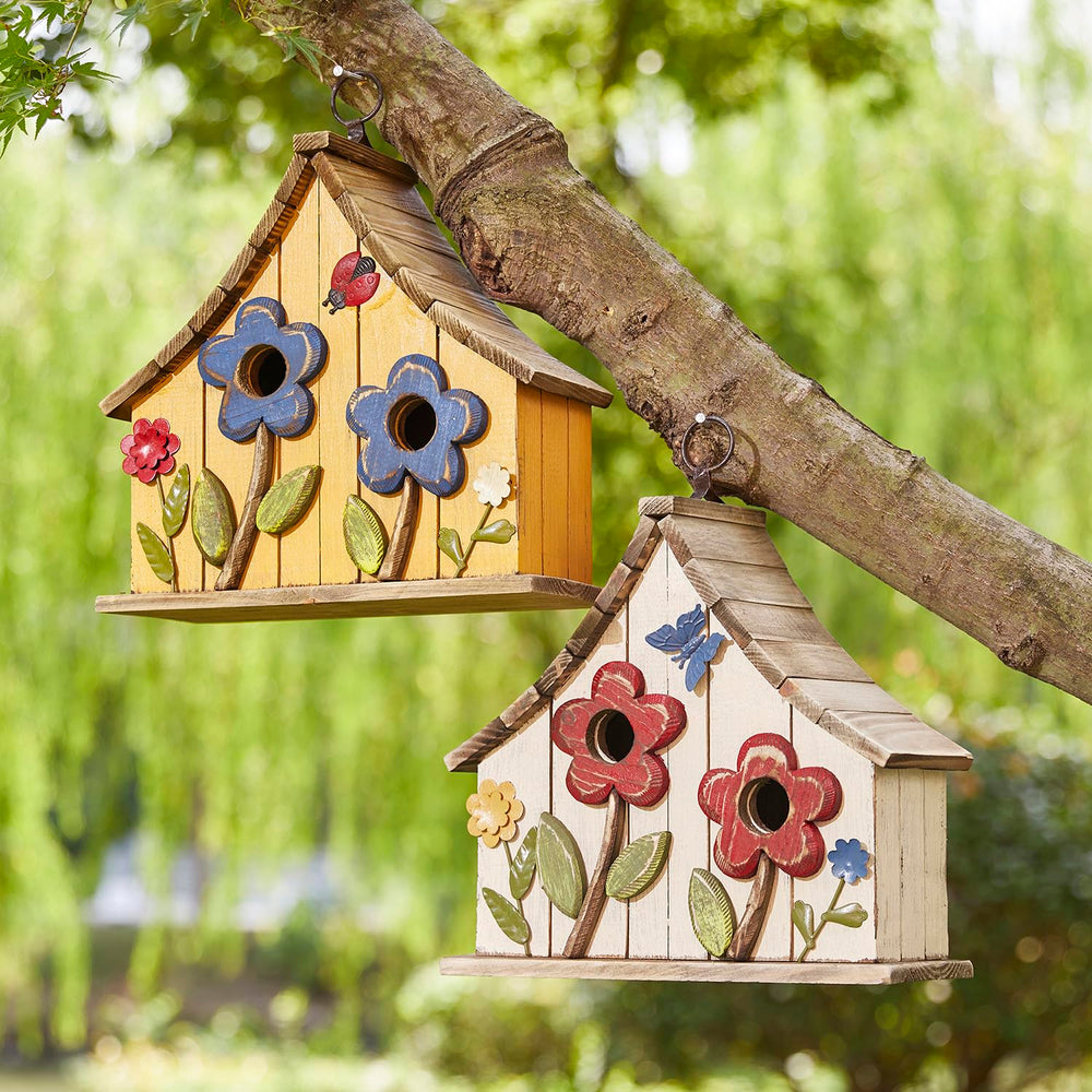 Glitzhome in garden setting enhancing patio or yard with vintage cottage charm