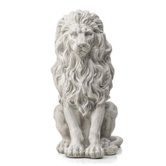 Glitzhome lion front view showing regal posture and instant curb appeal