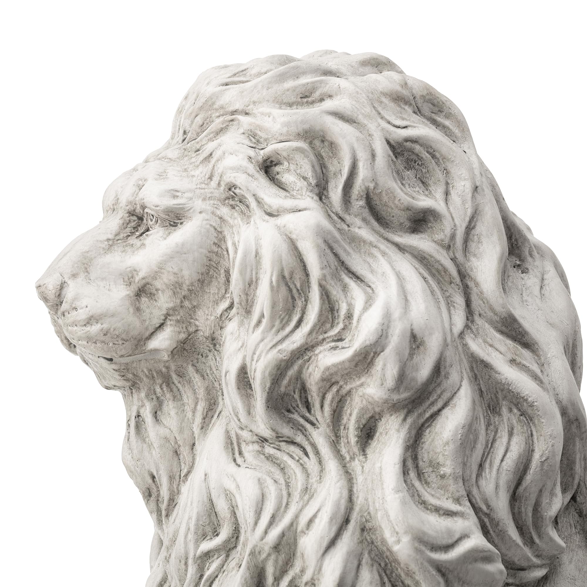 Glitzhome lion product label and materials indicating durable construction