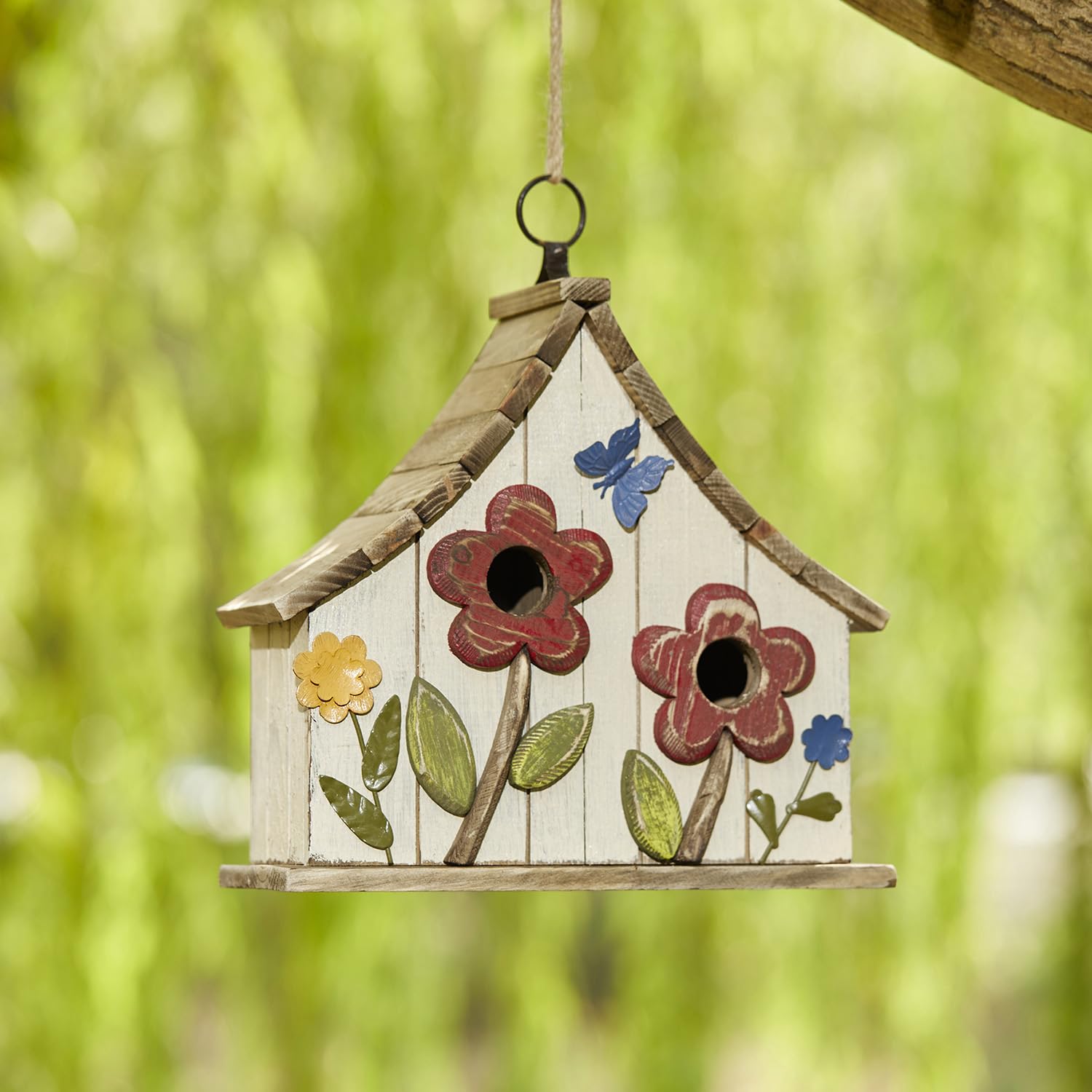 Glitzhome metal hanging hook and hardware for secure outdoor mounting