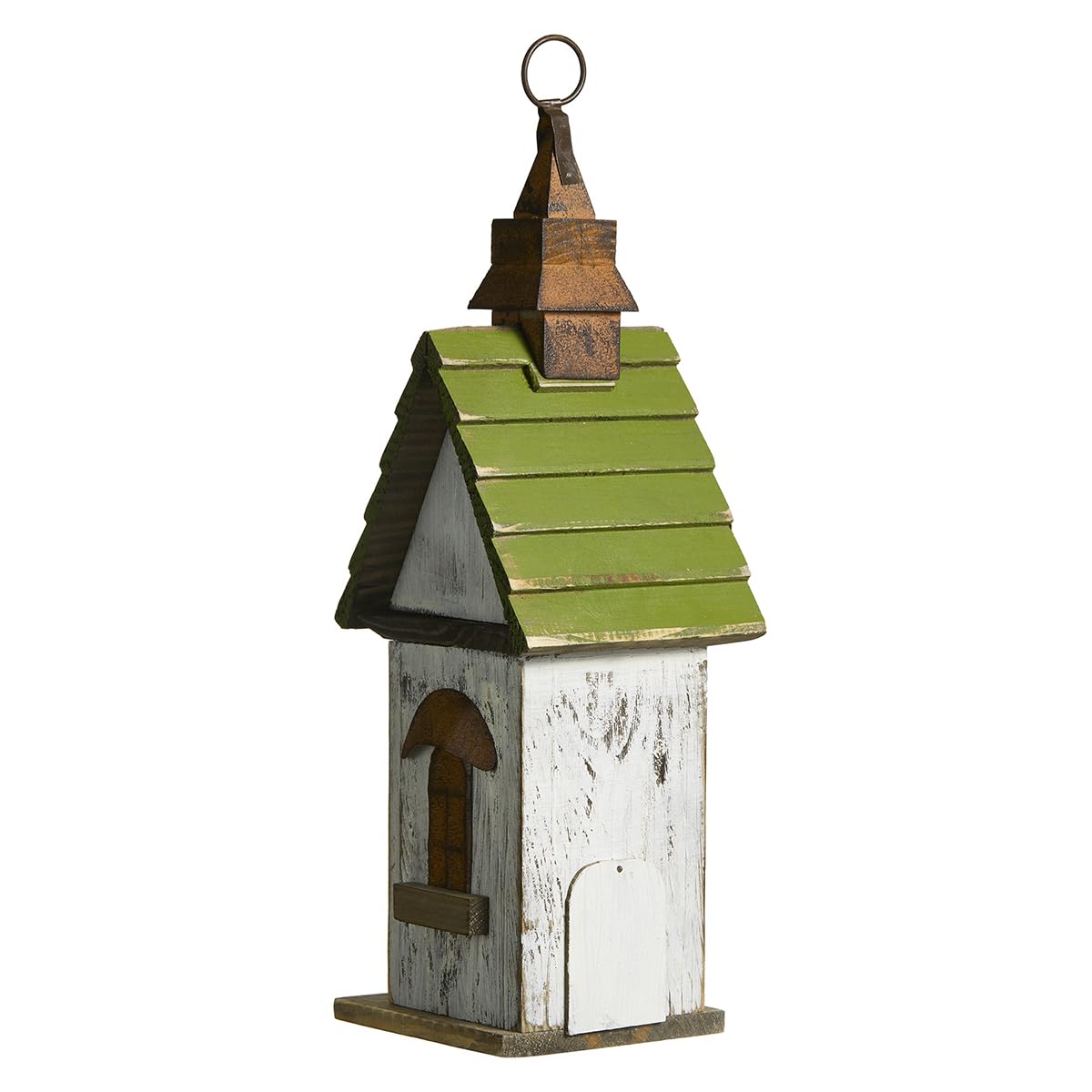 Glitzhome placed on porch creating decorative outdoor focal point