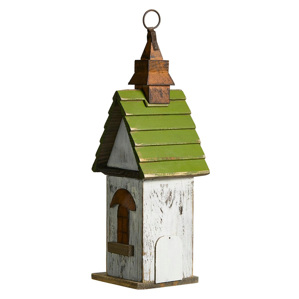 Glitzhome placed on porch creating decorative outdoor focal point