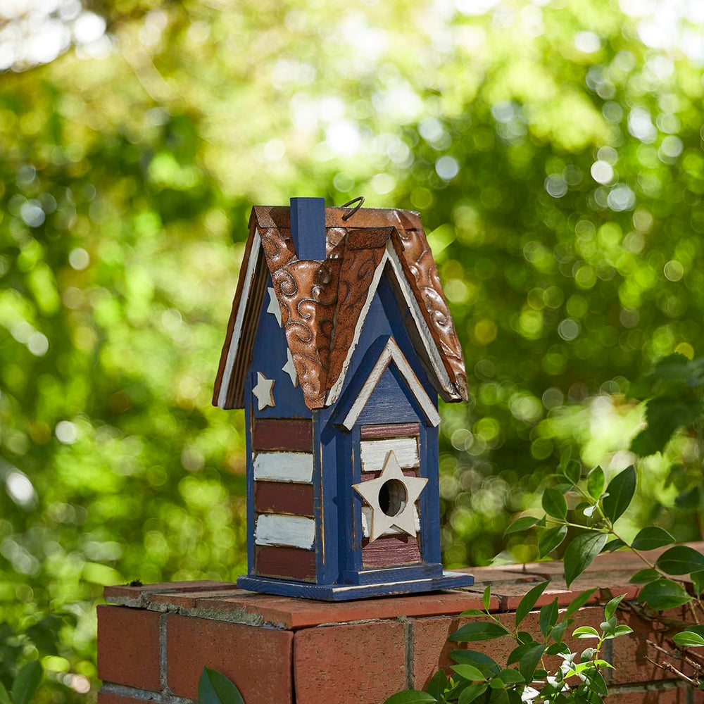 Glitzhome side profile showing compact silhouette that saves garden space