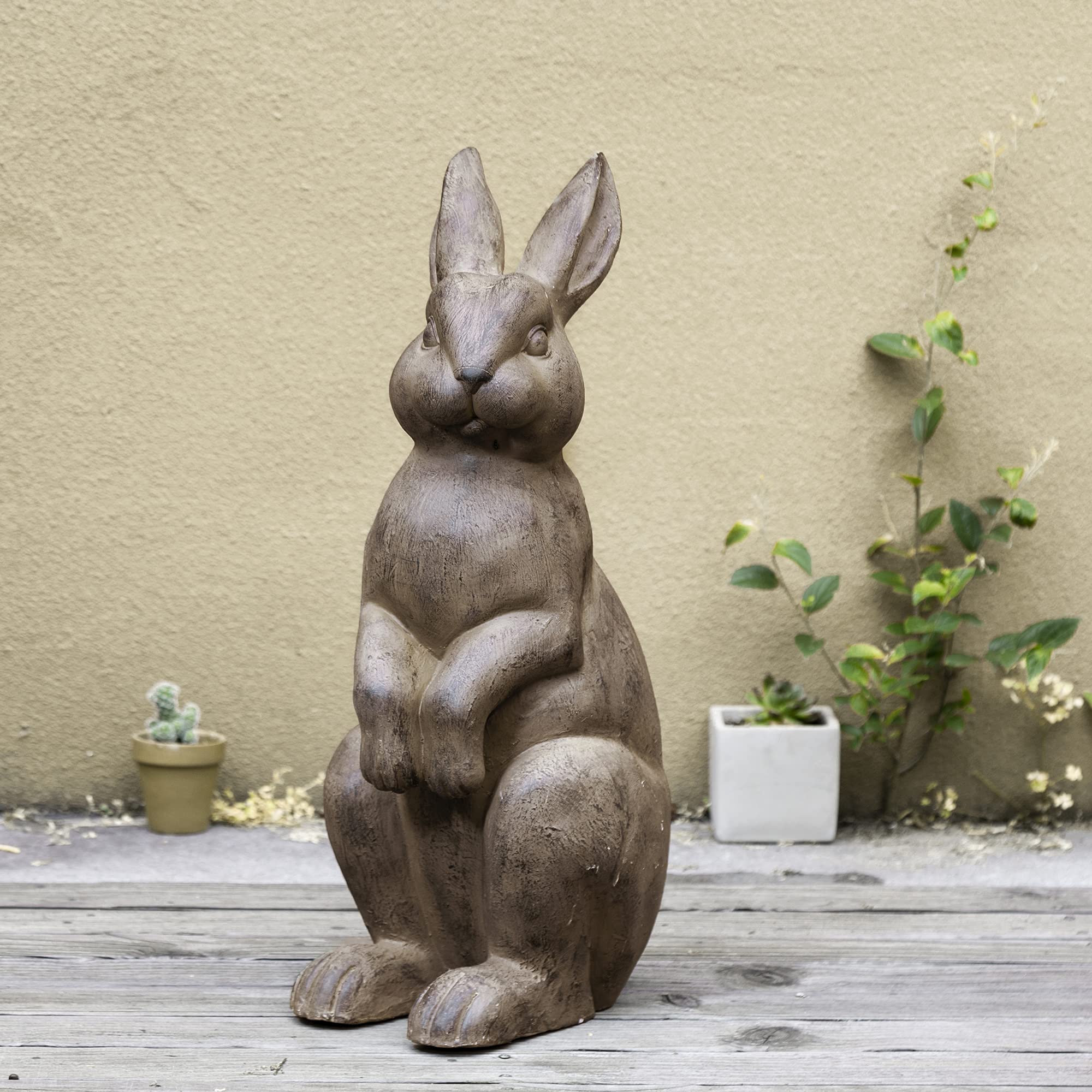 Glitzhome rabbit side profile highlighting standing pose and visual interest