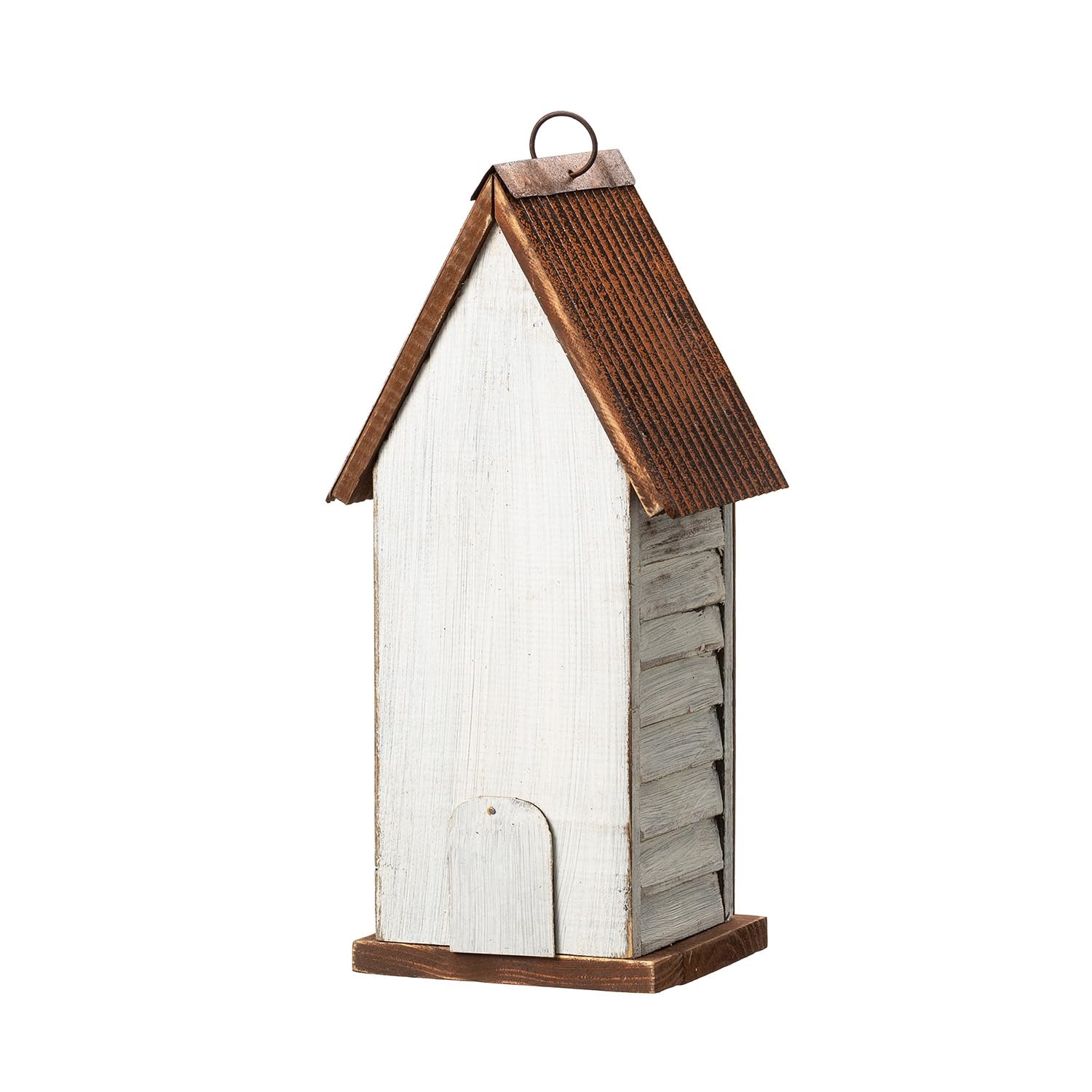 Glitzhome next to ruler showing 14.75 inch height for size comparison and placement planning
