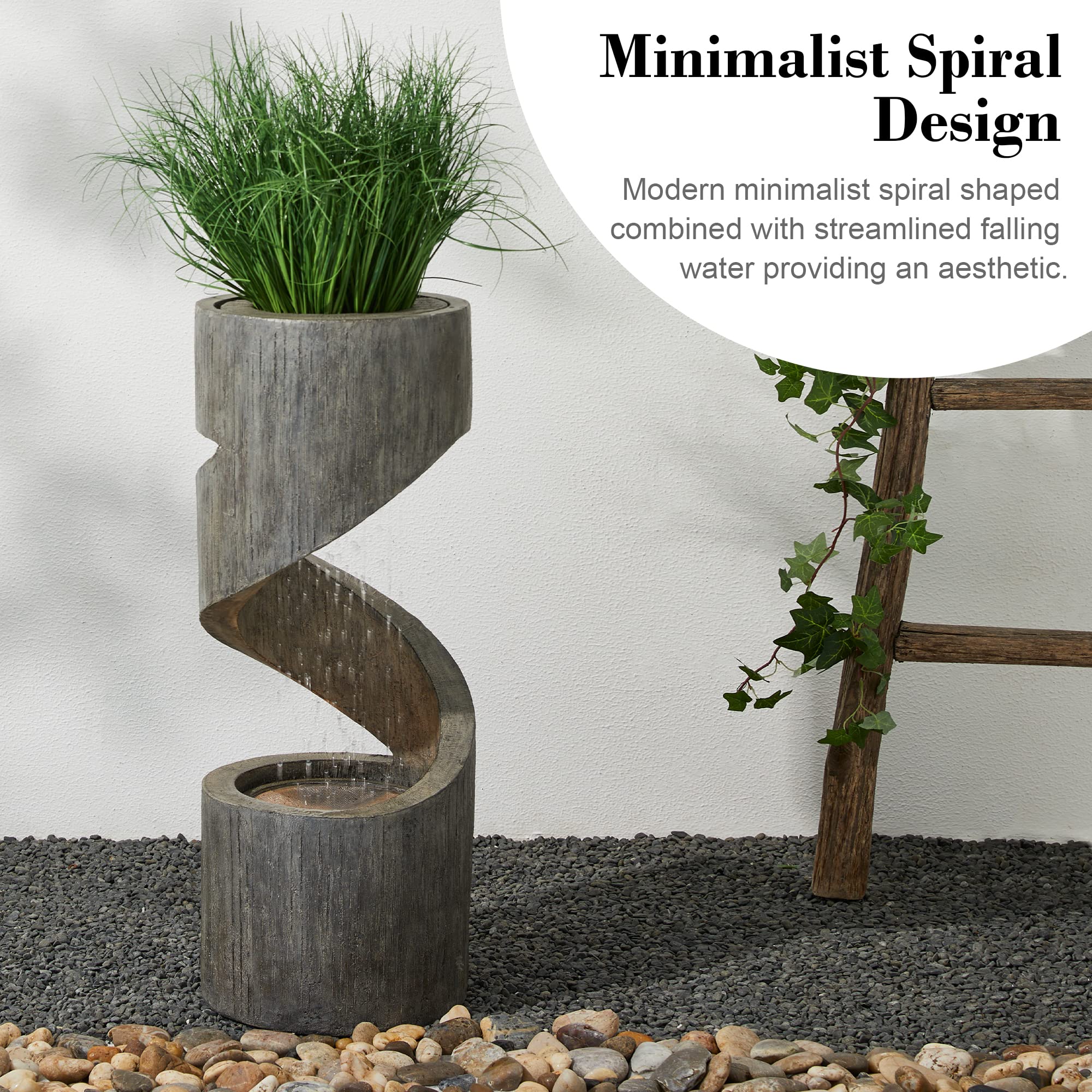 Glitzhome size scale comparison next to chair, clarifies compact footprint and suitability