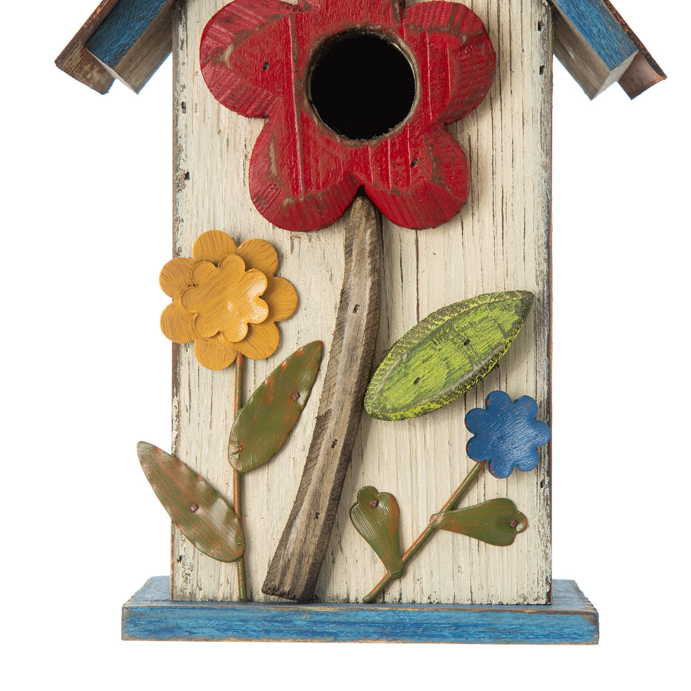 Glitzhome distressed paint texture adding rustic outdoor charm