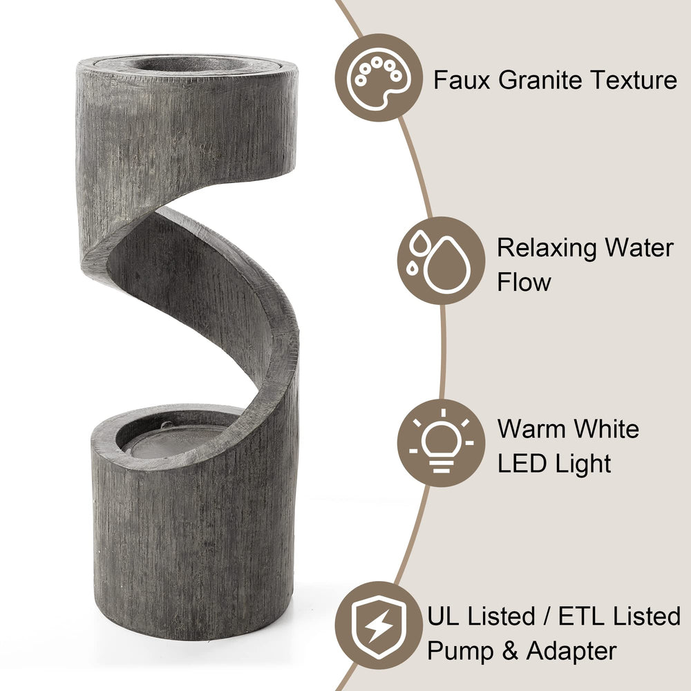 Glitzhome texture close-up of weathered stone finish, demonstrates durable realistic appearance