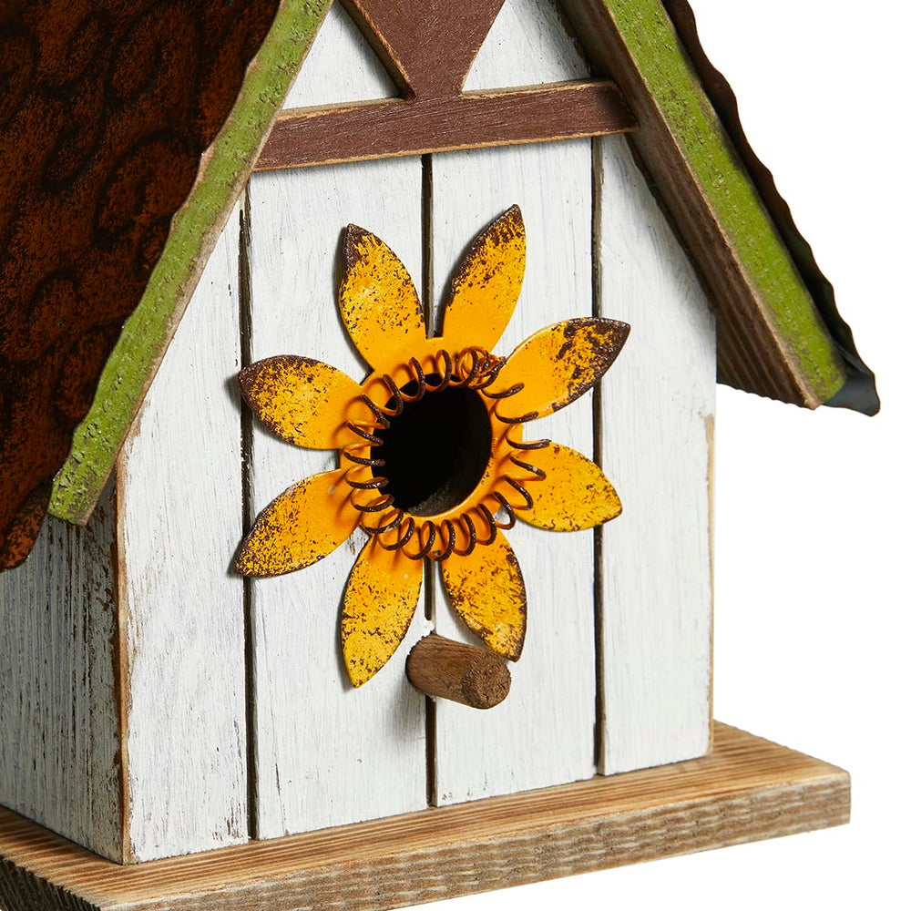 Glitzhome distressed paint texture close-up showing handcrafted character