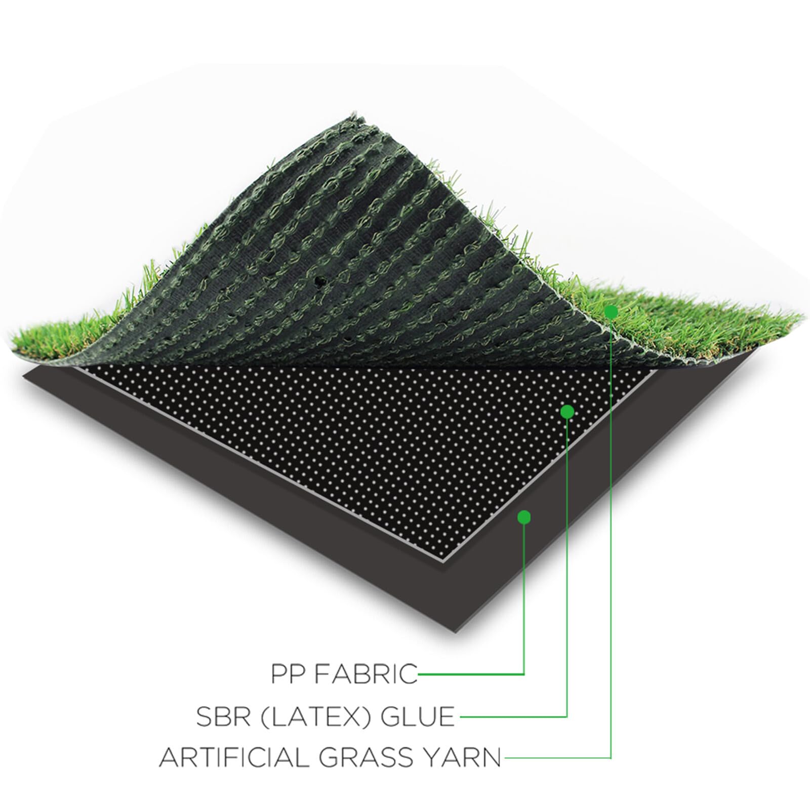 GLIWEN turf installed in pet play area demonstrating durable, easy-clean surface