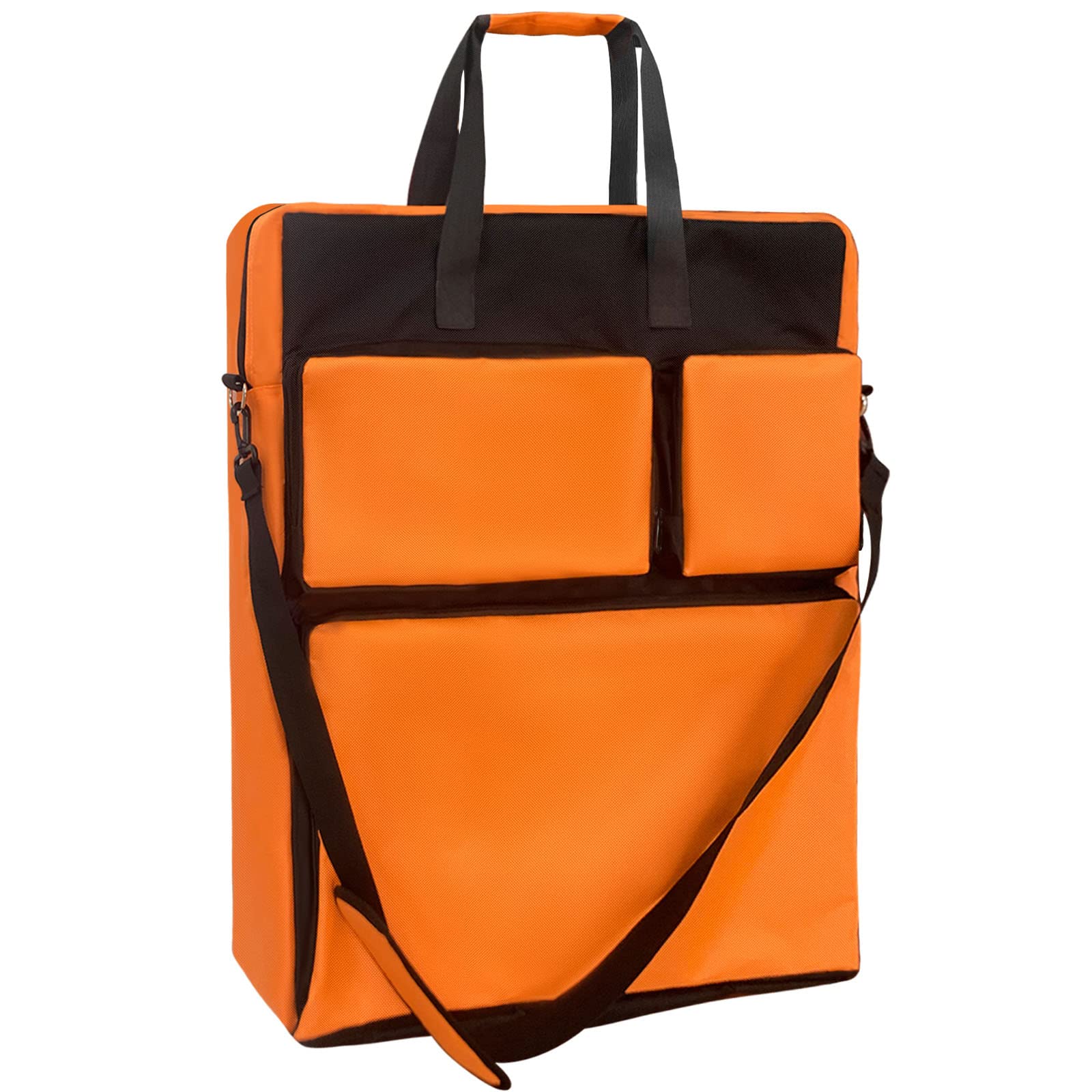Global Storage front view orange bag showing durable exterior and visibility