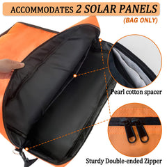 Global Storage open top revealing thick internal padding for protection
