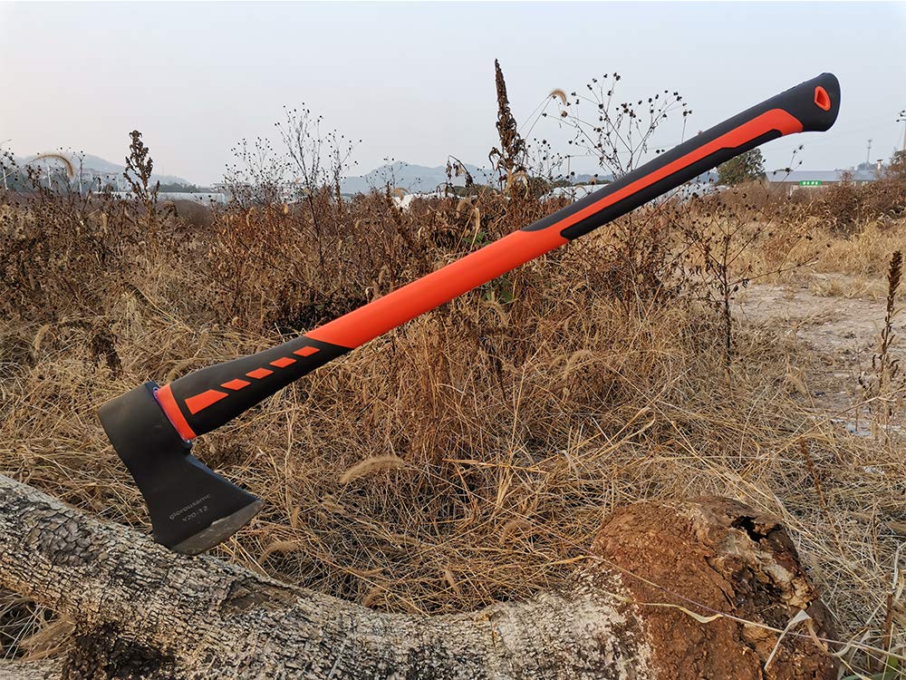 glorousamc axe next to measuring tape showing 36‑inch handle scale