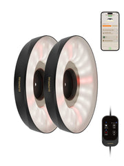 GLOWRIUM front view of puck grow light showing compact design and reliable illumination