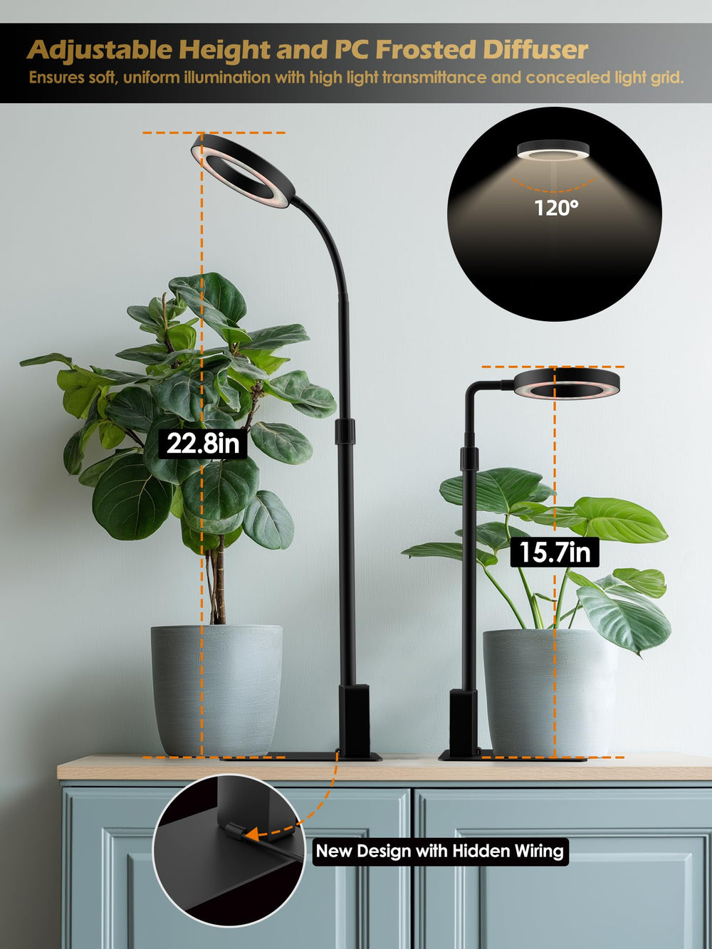 GLOWRIUM illuminating seedlings to encourage healthy early-stage growth