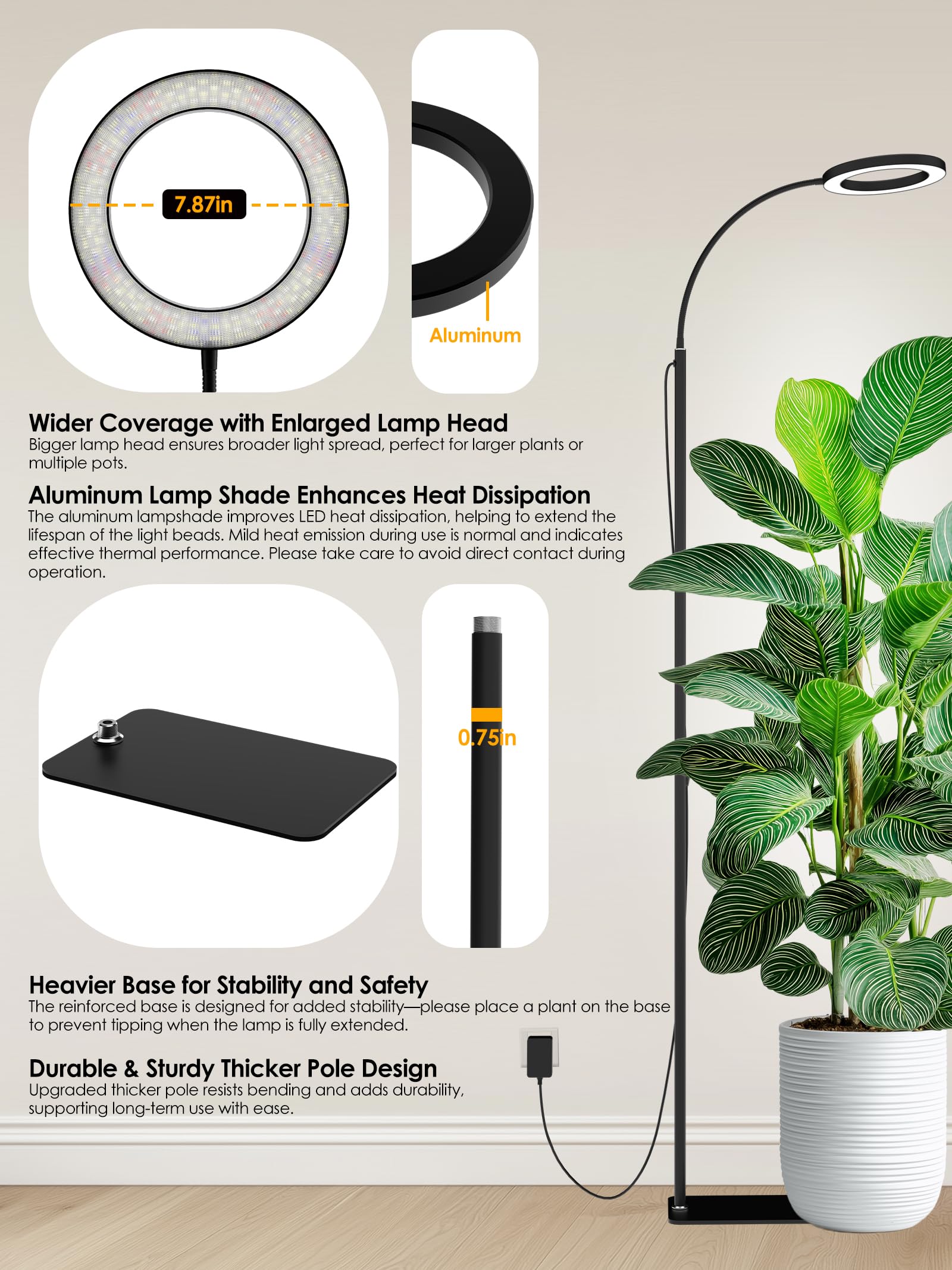 GLOWRIUM herb tray on table demonstrating compact indoor use