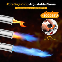 glowsky detachable pole extended demonstrating safe upright operation