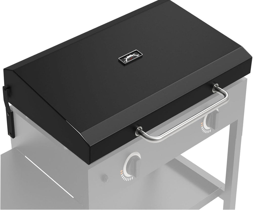 GLOWYE front view of hinged lid showing full fit and durable design benefit