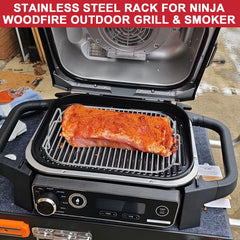 GLOWYE stainless-steel rack detail showing rust-resistant strength