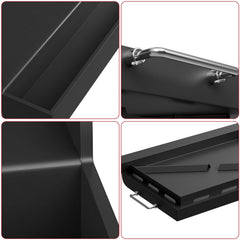 GLOWYE detachable side handle detail for safe lifting and improved handling