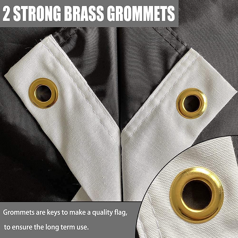 Gmeitoey flag flying on a pole outside illustrating durable fabric and visible emblem