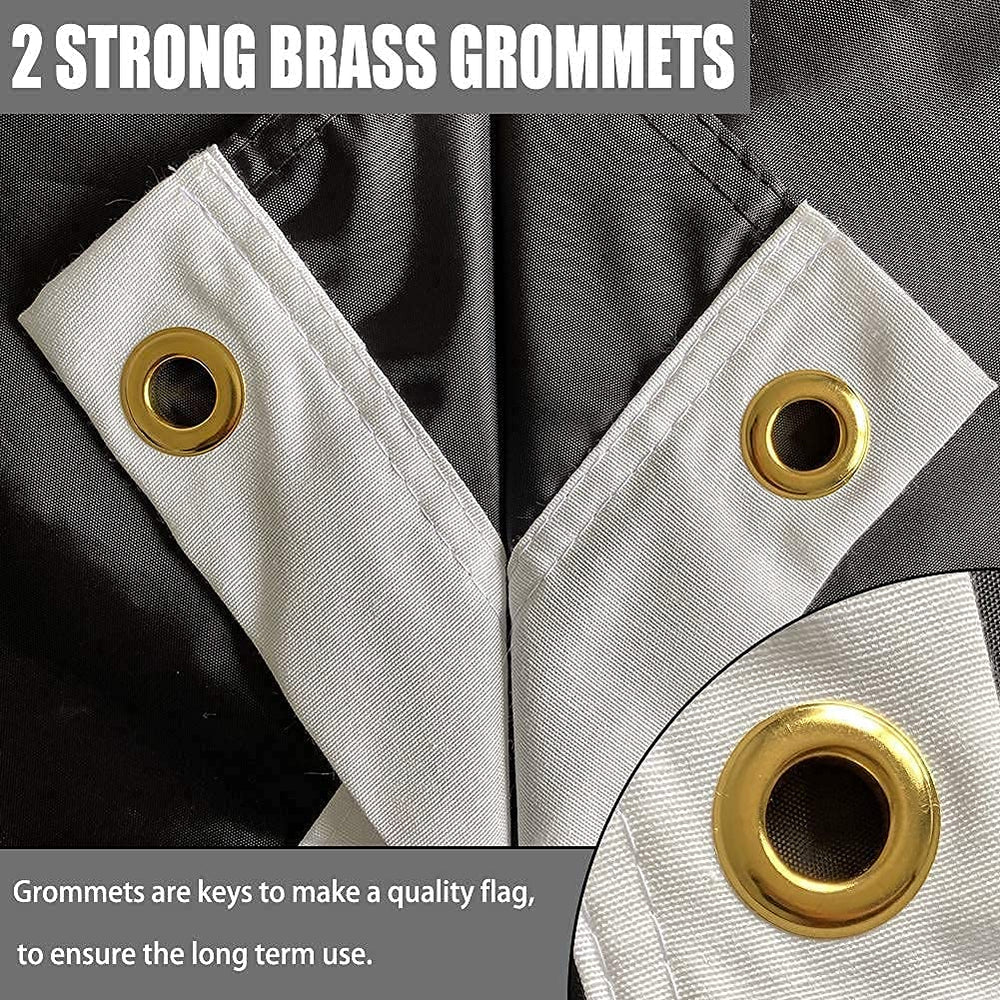Gmeitoey flag flying on a pole outside illustrating durable fabric and visible emblem