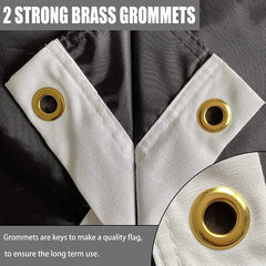 Gmeitoey flag flying on a pole outside illustrating durable fabric and visible emblem