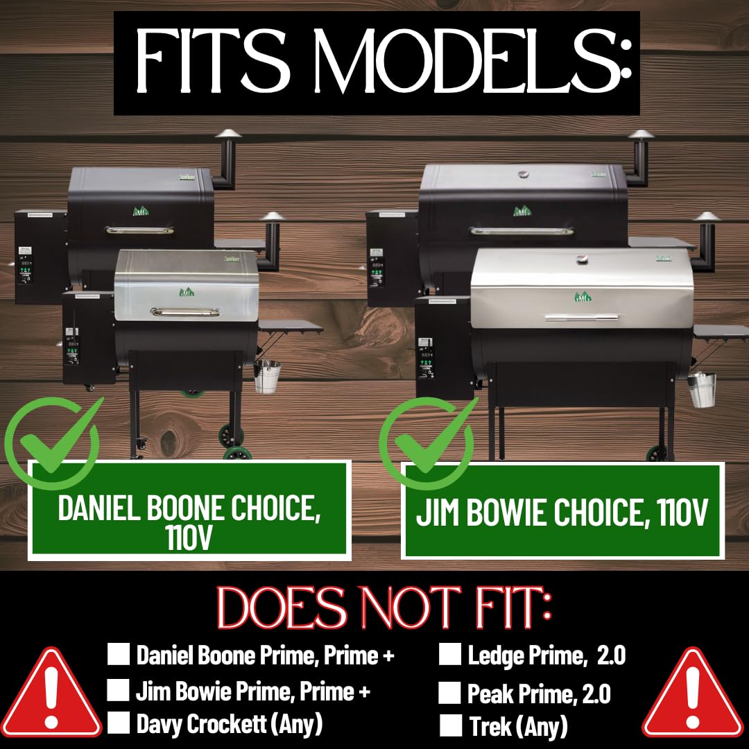 GMG igniter mounted inside Daniel Boone grill showing correct fit and ease