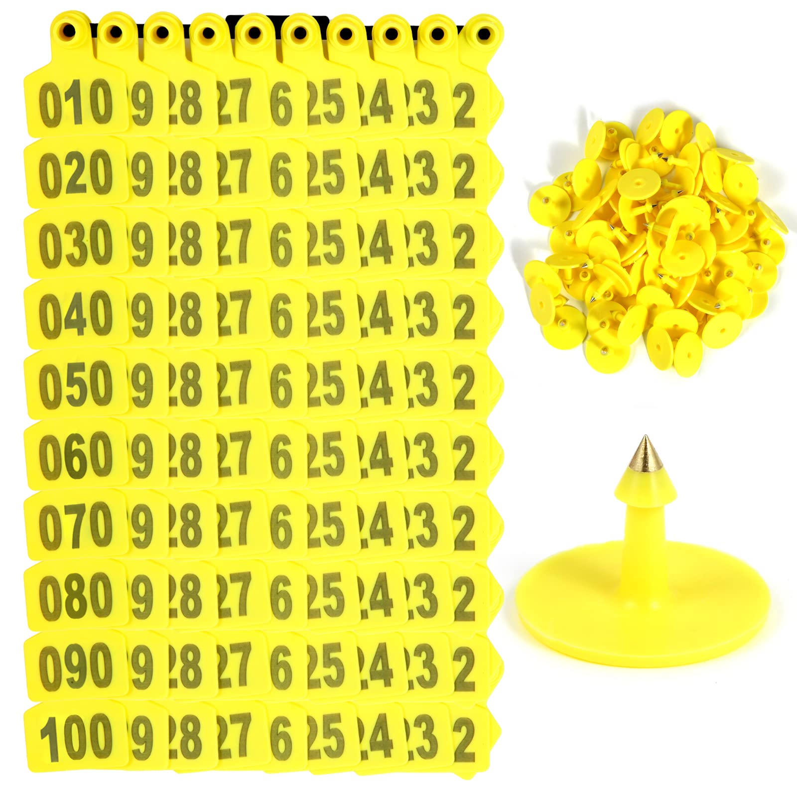 GMXZX stacked tags texture showing durable plastic and consistent print longevity