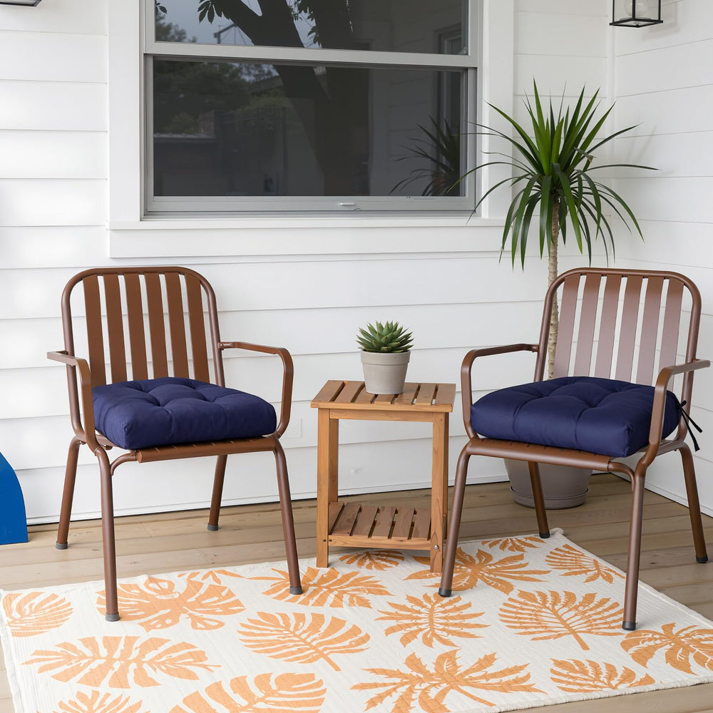 Gnostik cushions in a patio scene adding comfort and coordinated outdoor style