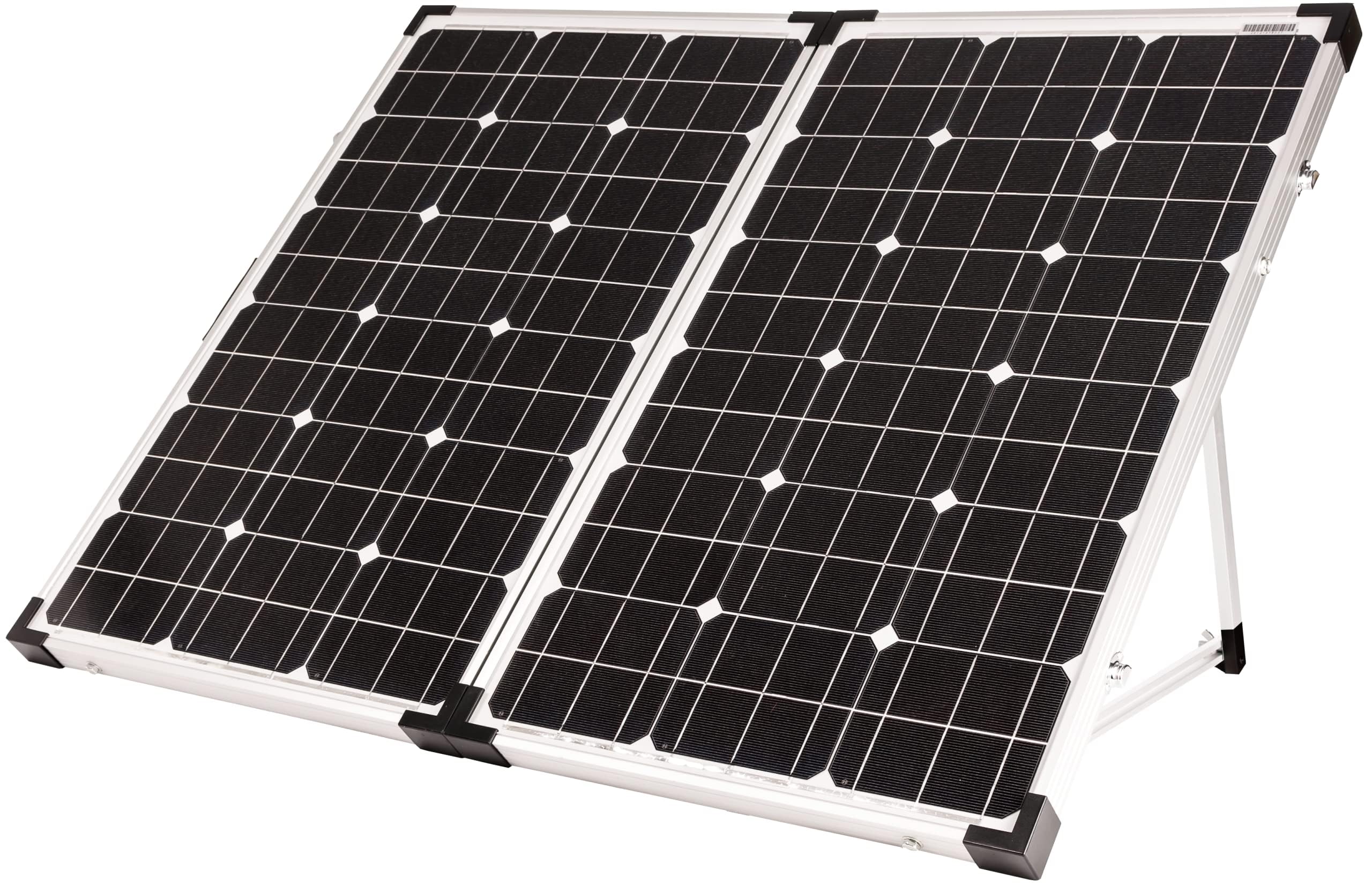 Go Power folding solar panel front view showing portability and quick setup benefit