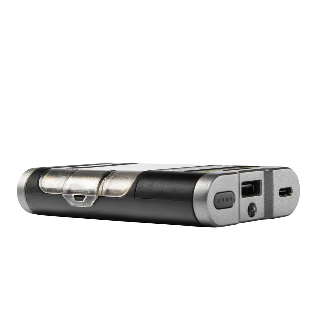 Goal Zero Guide 12 Plus built-in flashlight close-up showing instant light benefit