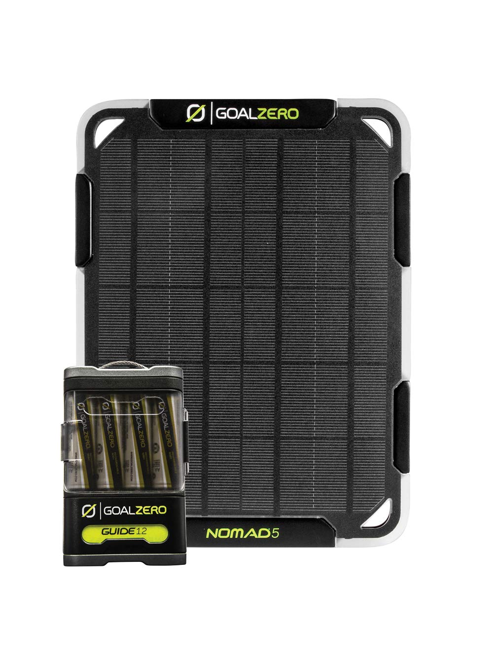 Goal Zero front view showing kit layout and portability benefit