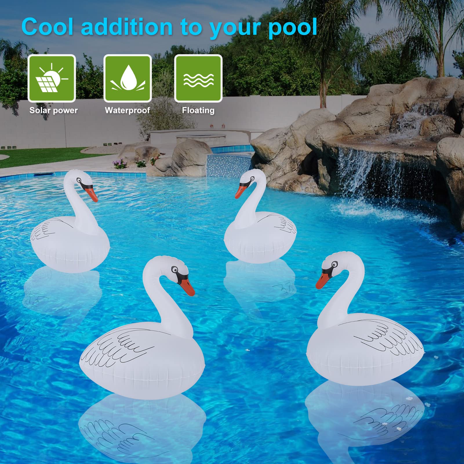 Goallim swan packaging and included contents showing ready-to-use convenience