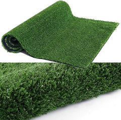 Goasis Lawn front packaging showing full 7x12ft turf and dimensions benefit easy selection
